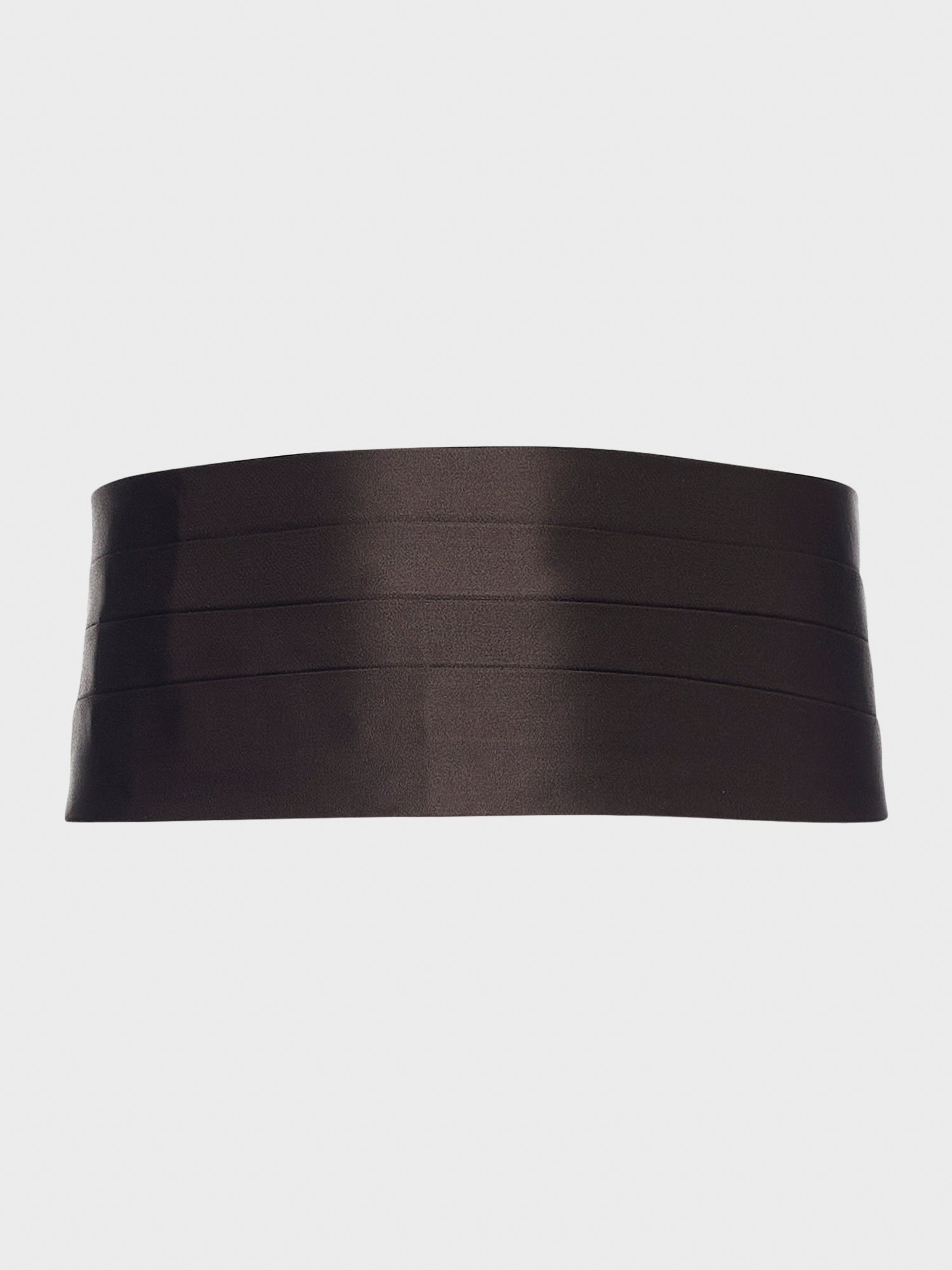 Caruso - Brown silk cummerbund