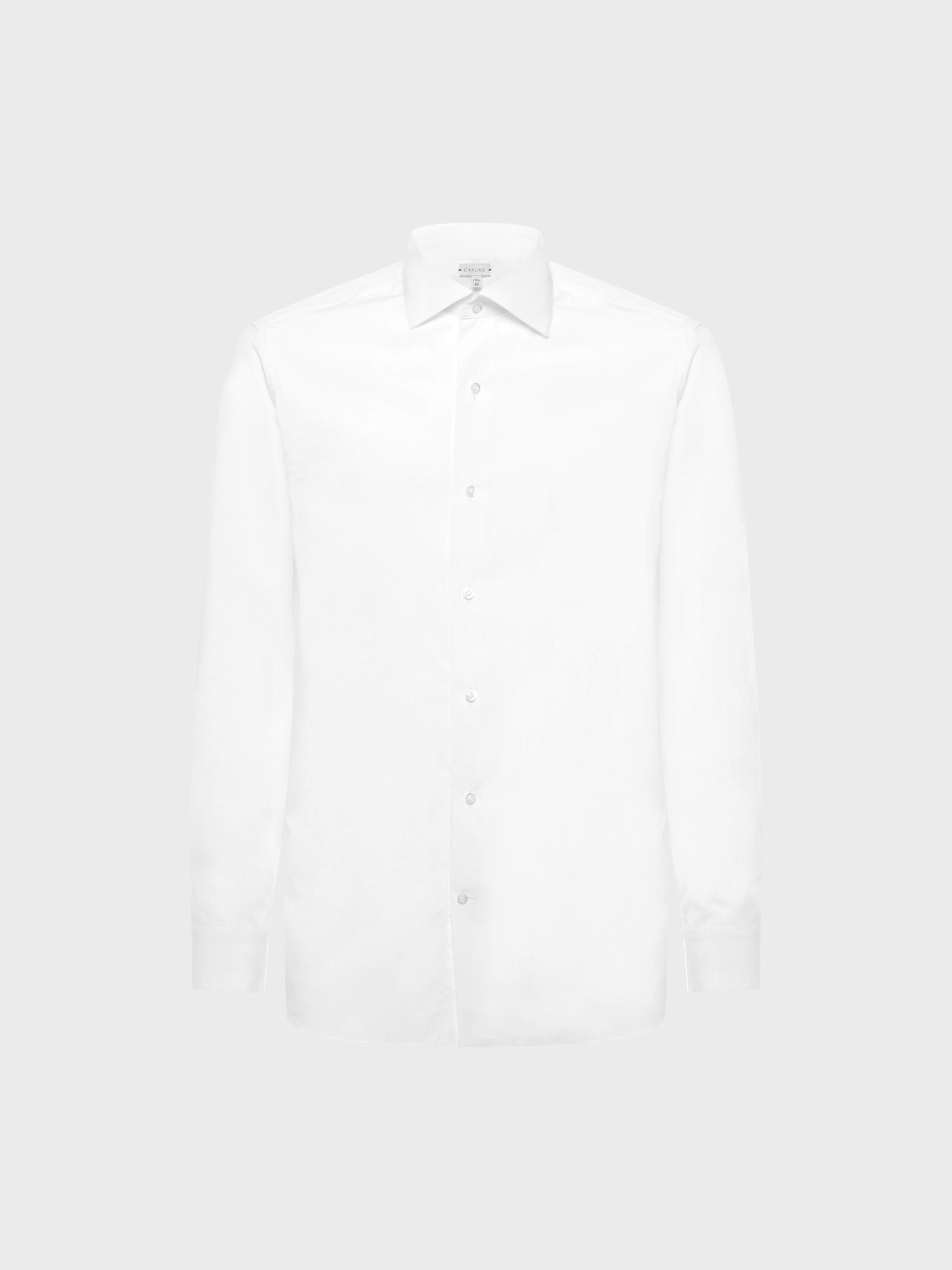 Caruso Menswear Abbigliamento Uomo Camicia slim in cotone bianco still