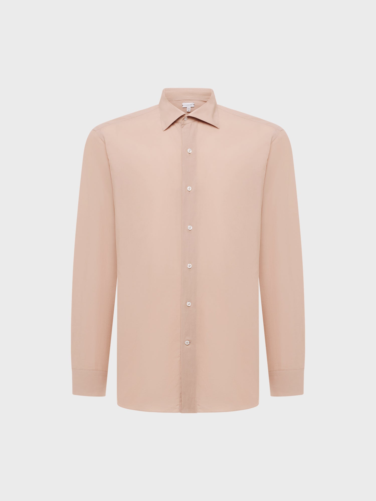 Caruso Menswear Abbigliamento Uomo Camicia slim fit in cotone rosa antico still