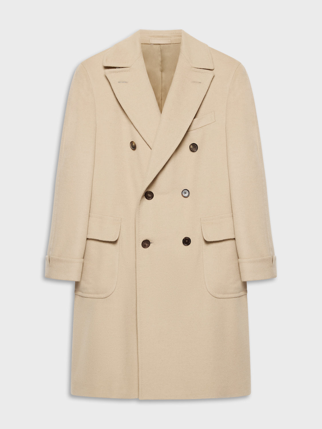 Caruso Menswear Abbigliamento Uomo Outerwear Cappotto otello in cammello beige look 2