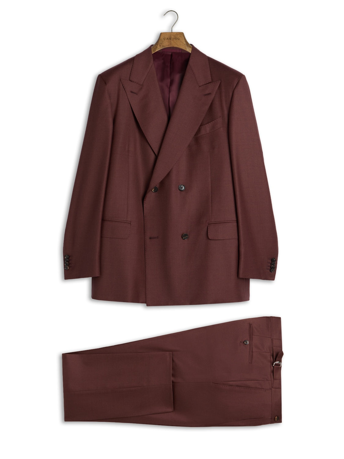 Abito Celeste doppiopetto in lana bordeaux