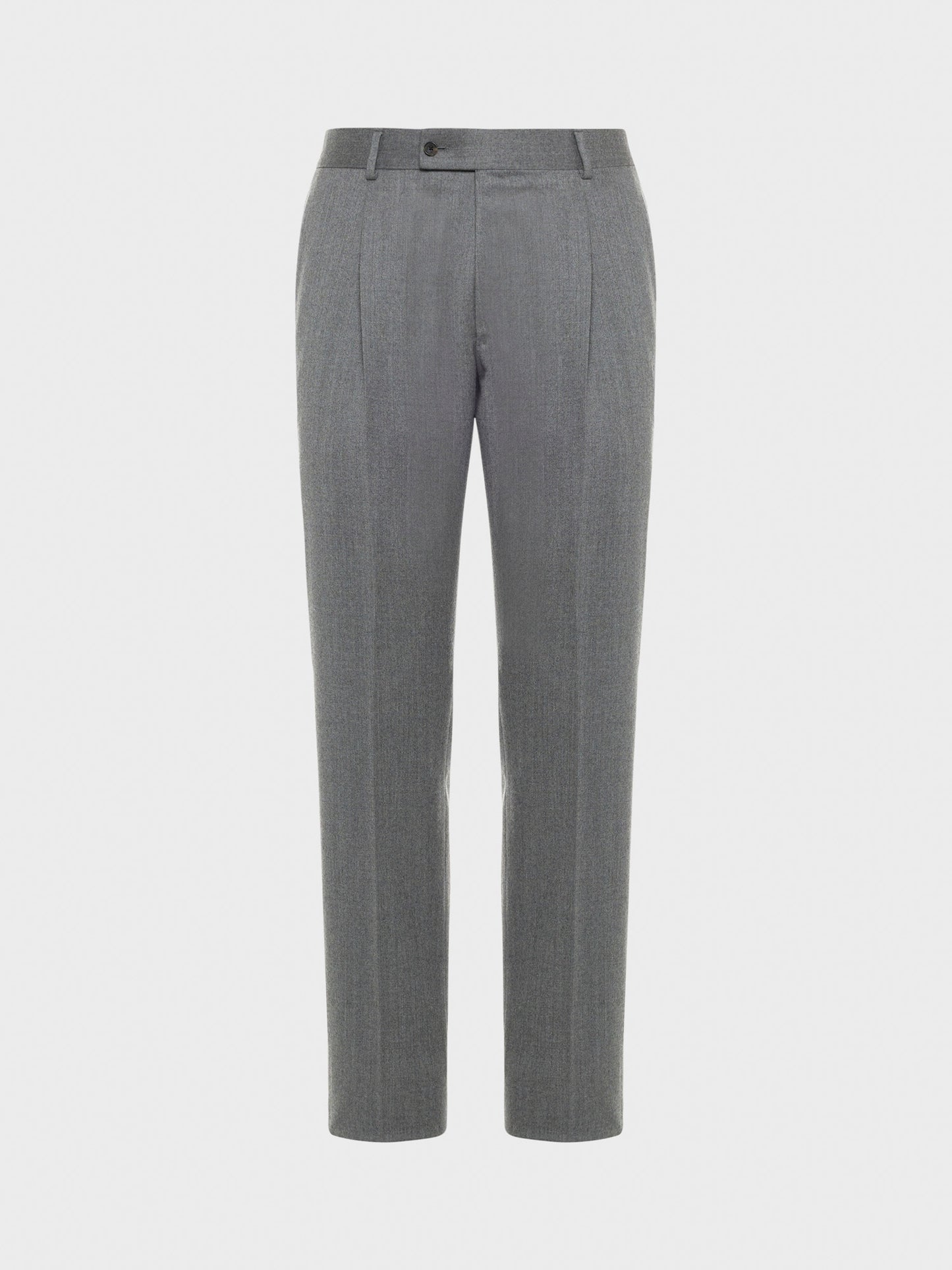 Caruso Menswear Abbigliamento Uomo Pantalone in lana "Nuage" e seta grigio still