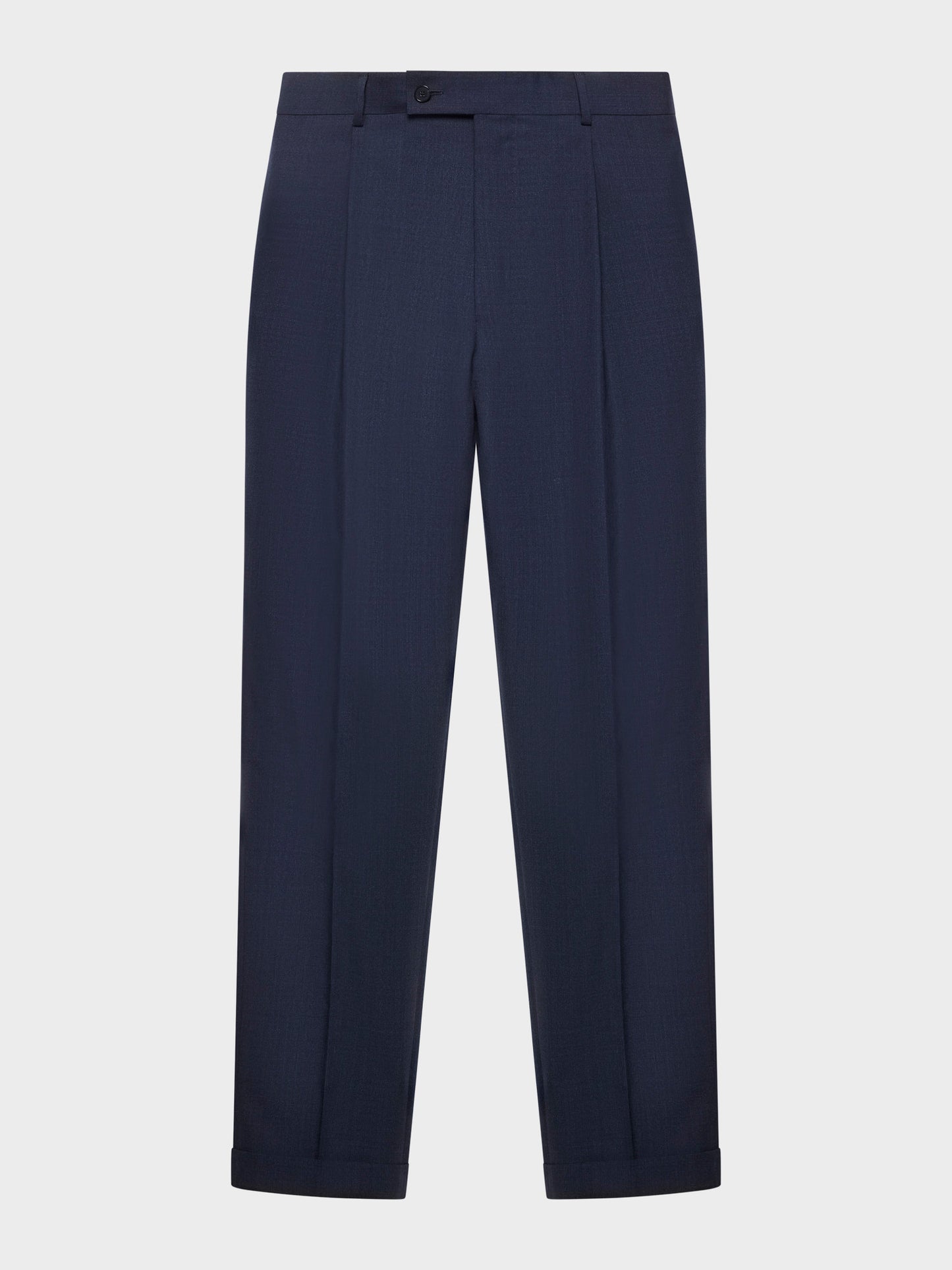 Blue wool trousers