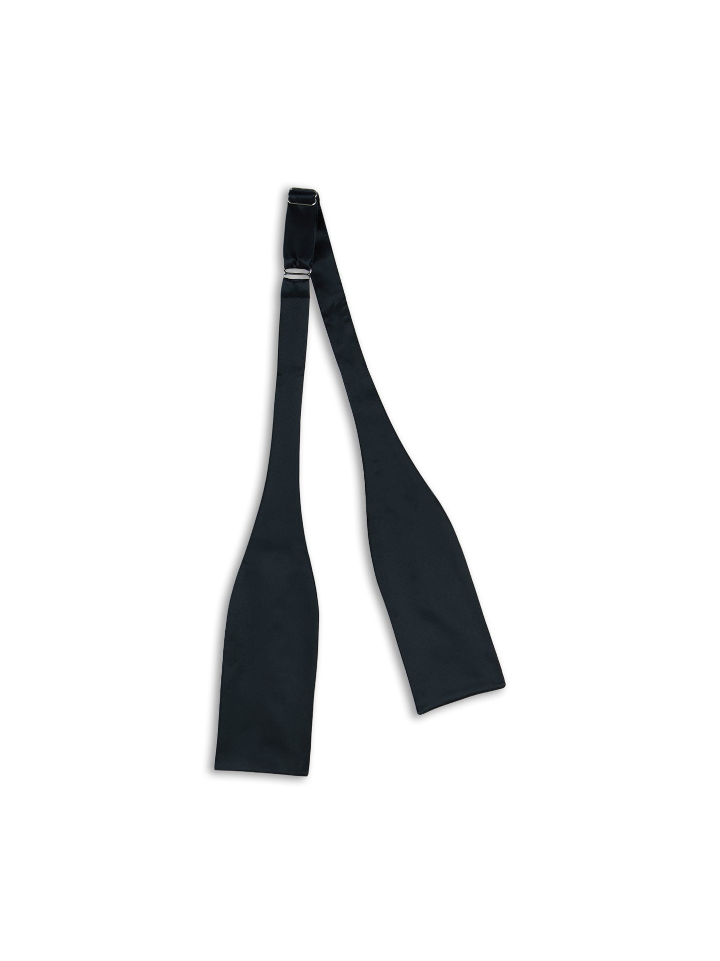 Papillon da annodare in raso di seta blu