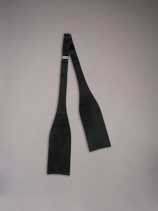 Papillon da annodare in seta nero