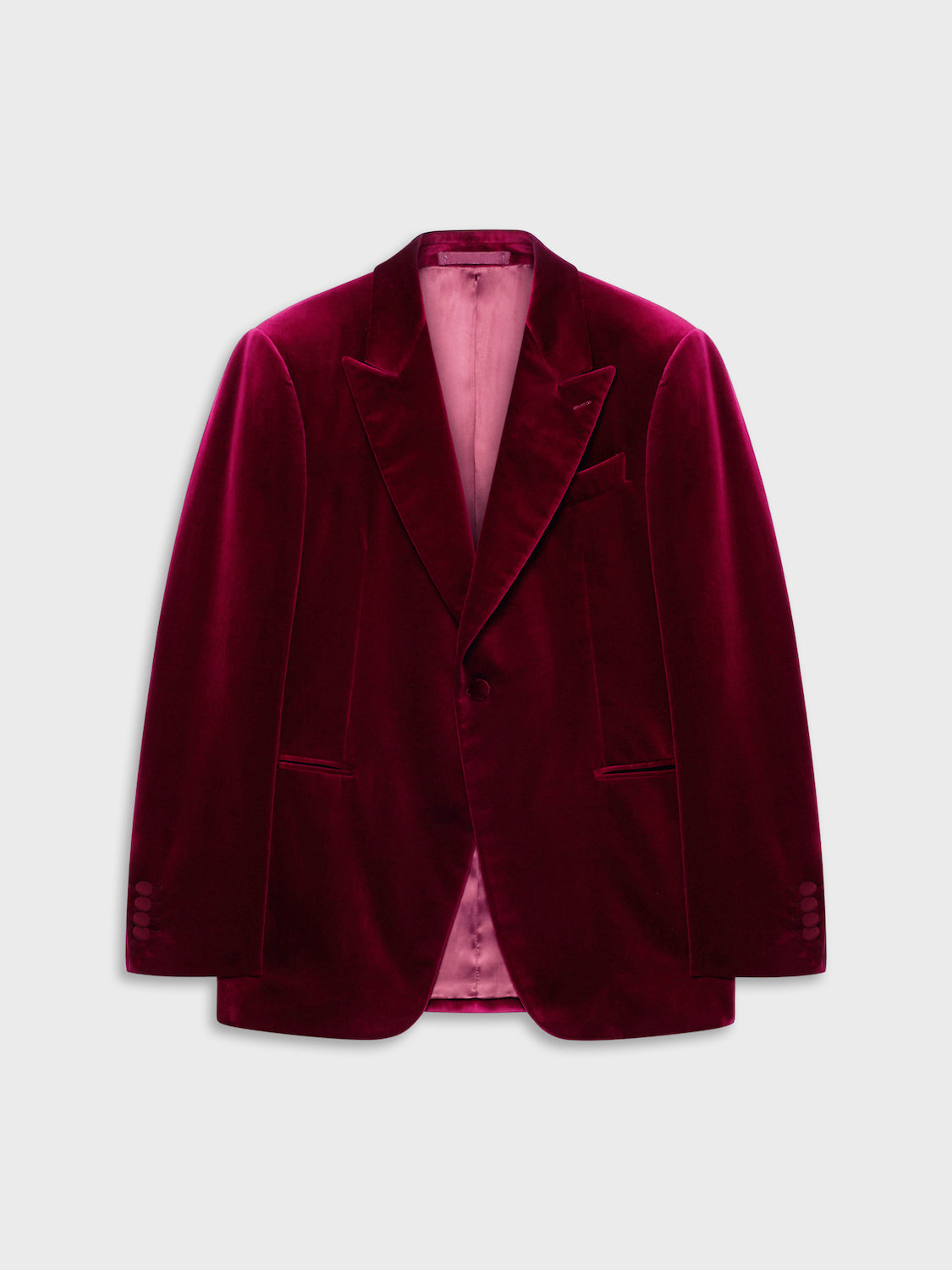 Caruso Menswear Abbigliamento Uomo Giacche Giacca carmen in velluto bordeaux look 2