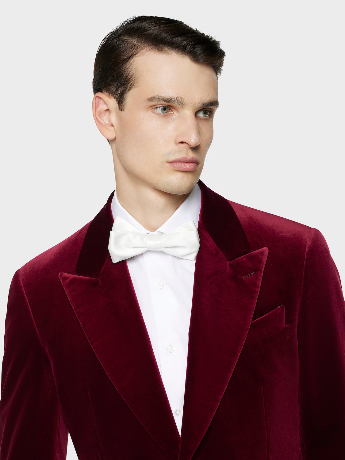 Caruso Menswear Abbigliamento Uomo Giacche Giacca carmen in velluto bordeaux look 5
