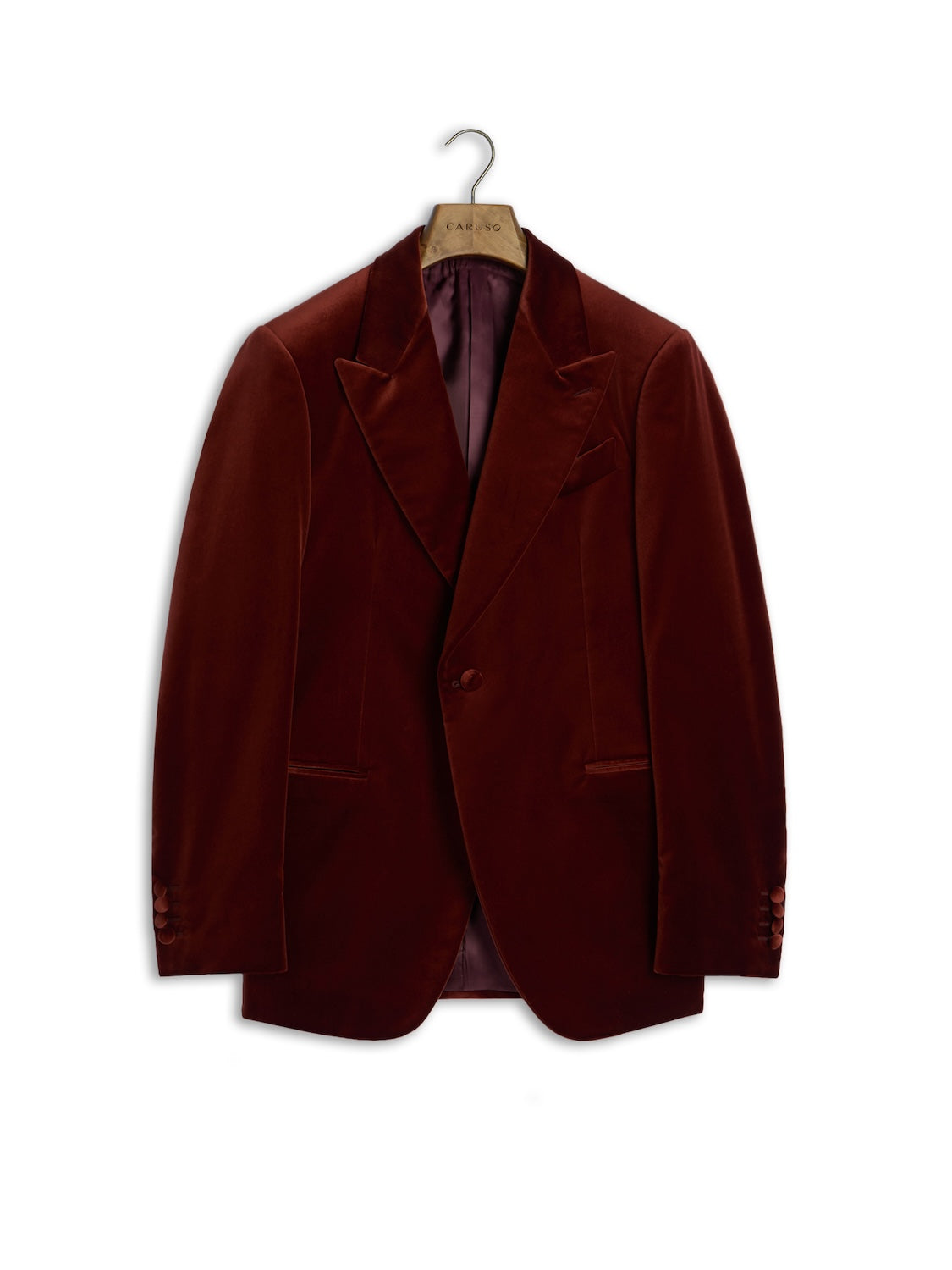 Carmen Jacket in Bordeaux Velvet