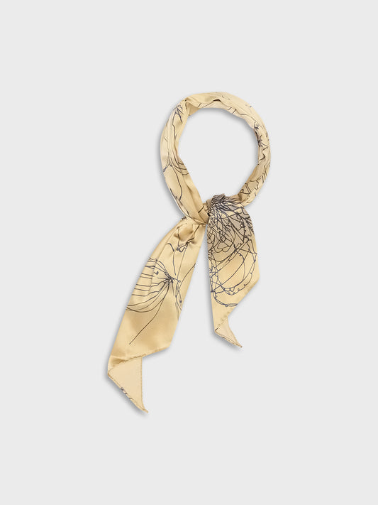 Caruso Menswear Abbigliamento Uomo Accessori Foulard in seta giallo look 2
