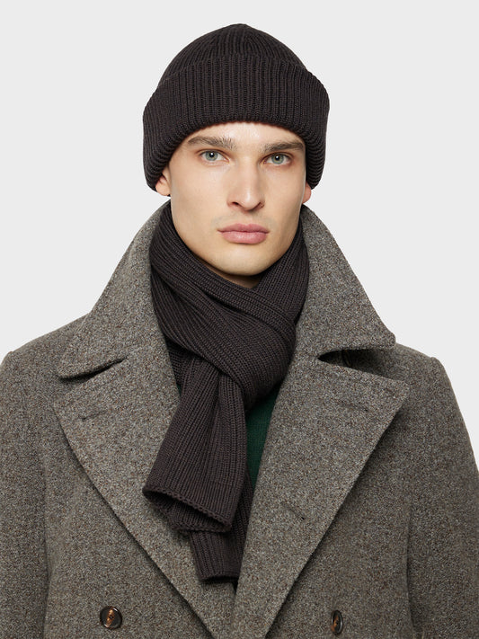 Caruso Menswear Abbigliamento Uomo Accessori Cappellino in lana marrone look 1