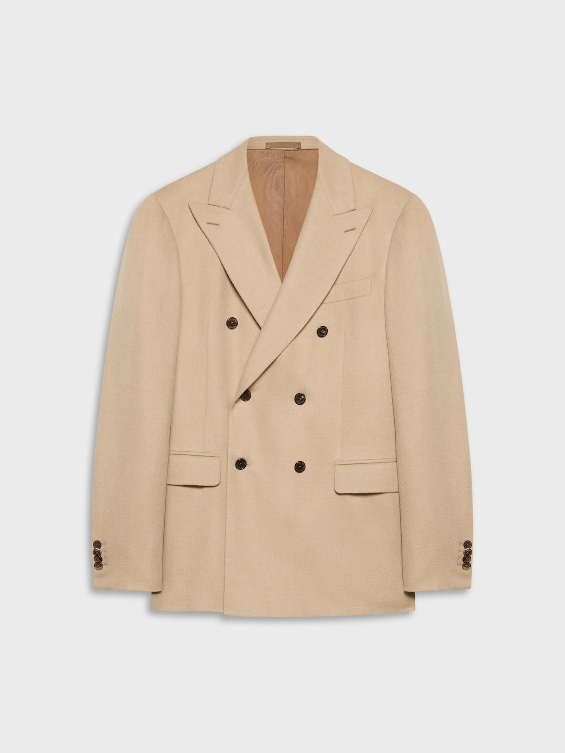 Caruso Menswear Abbigliamento Uomo Giacche Giacca norma doppiopetto in cammello beige look 2