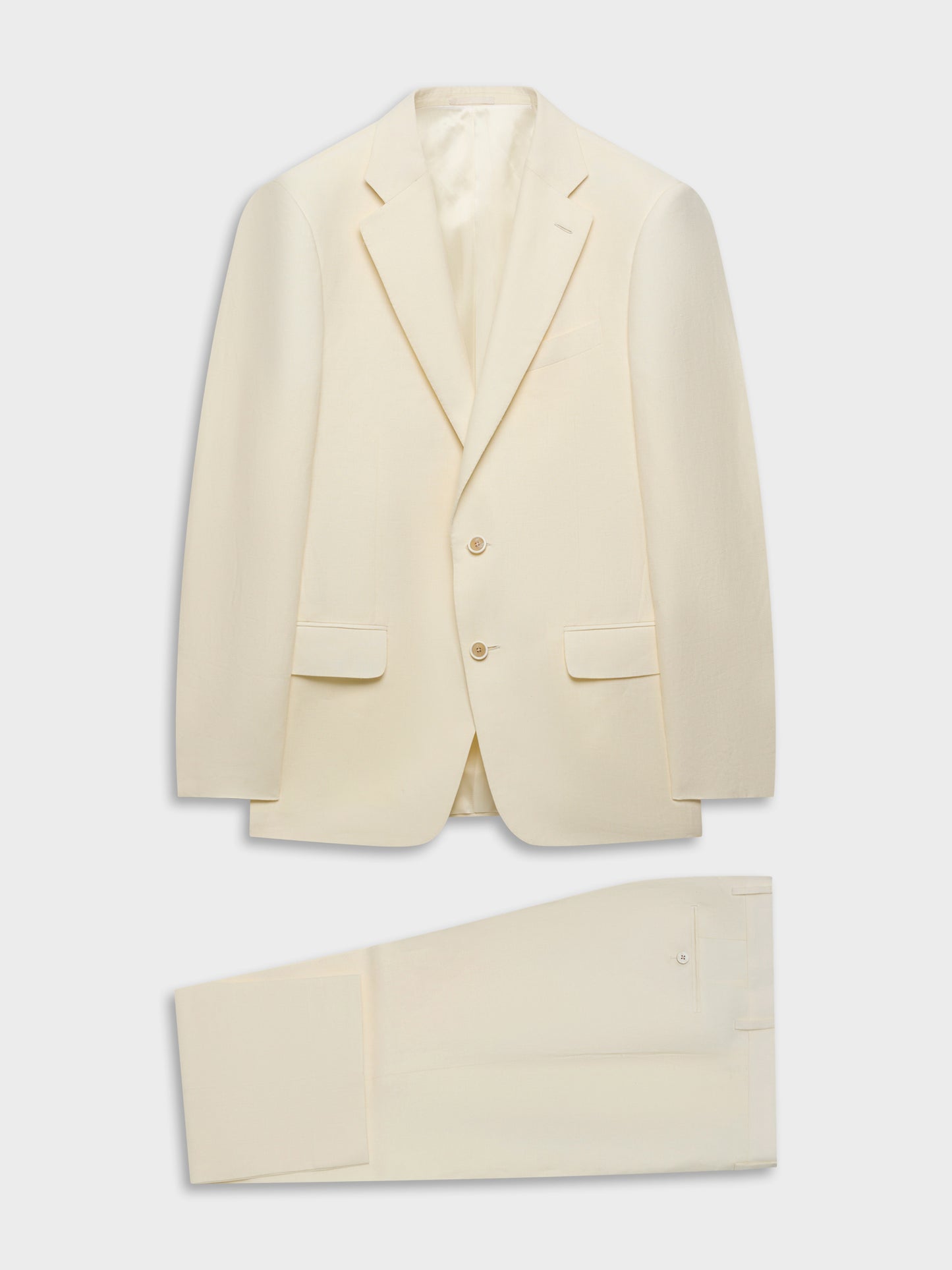 Abito macbeth in lino bianco