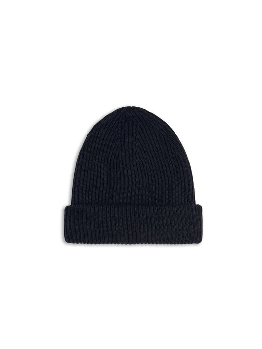 Beanie in blue wool
