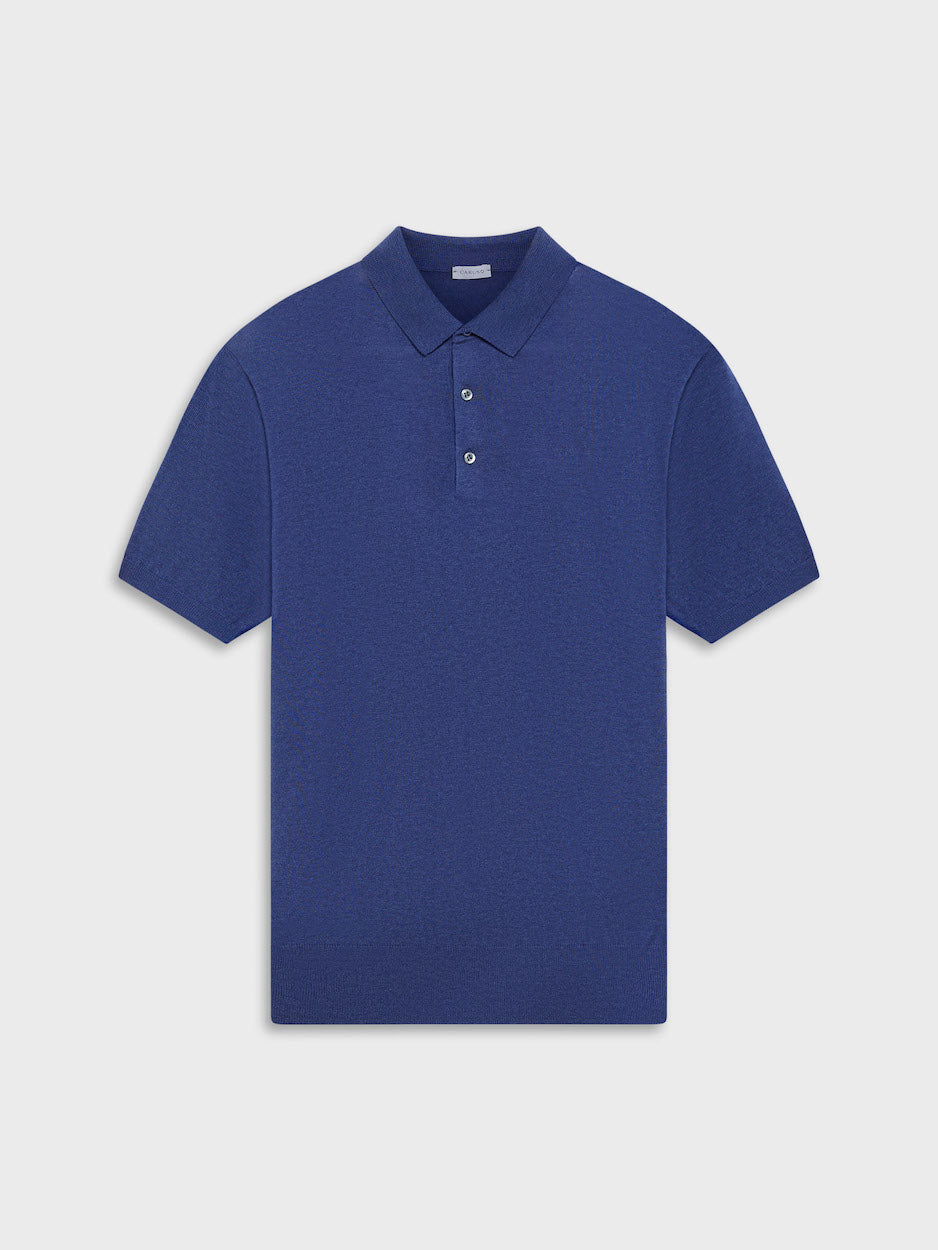 Blue Short-Sleeved Polo