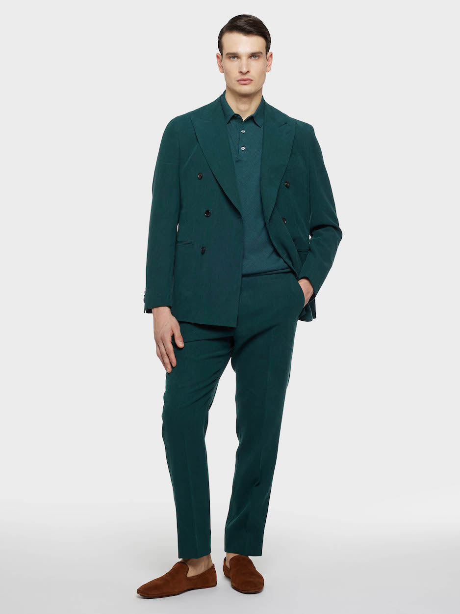 Brown Short-Sleeved Polo