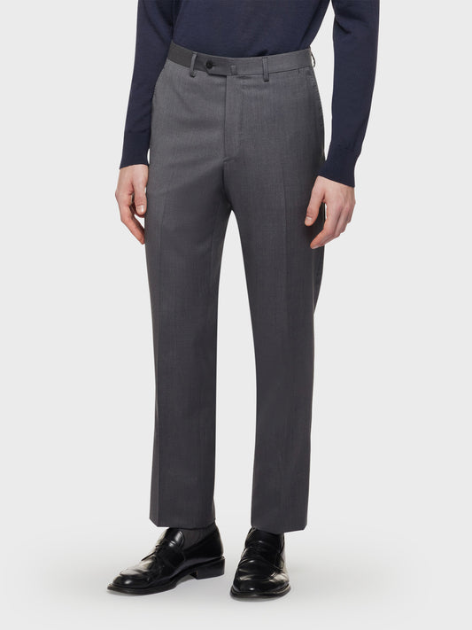 Grey wool trousers