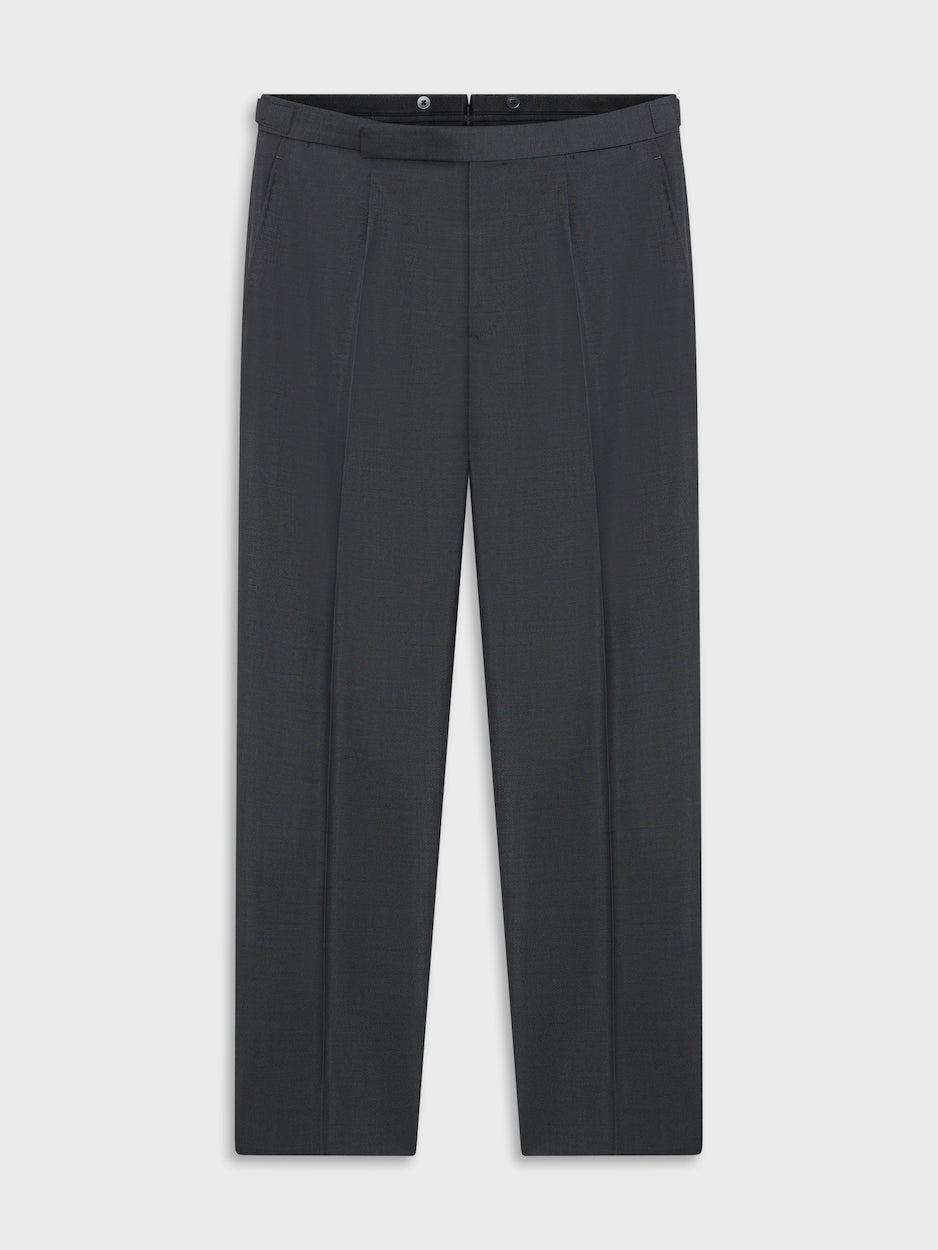 Gray Wool Mohair Trousers