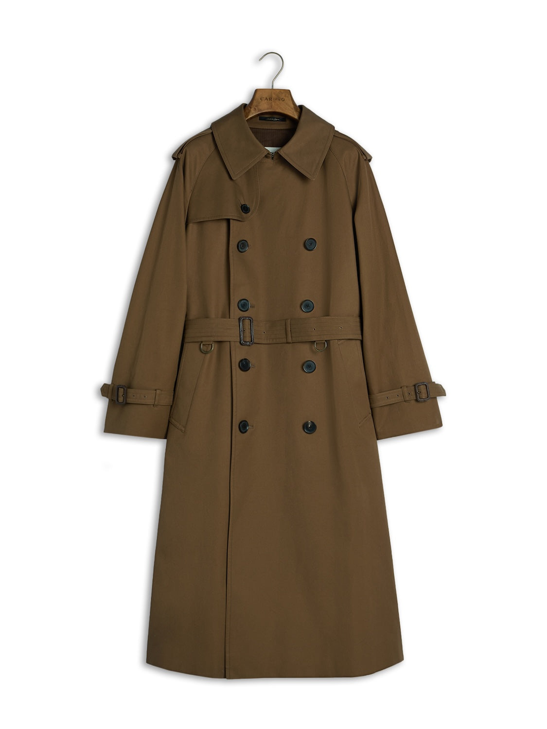 Trench doppiopetto marrone Sanyocoat x Caruso