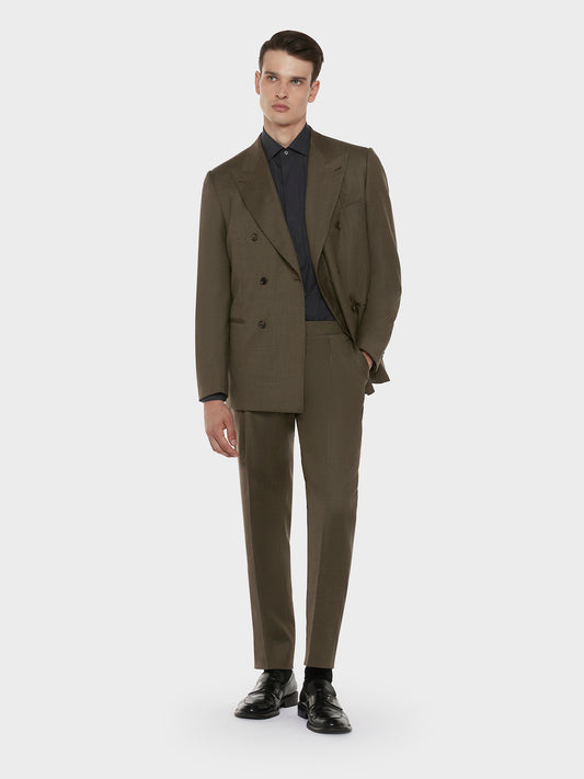 Caruso Menswear Abbigliamento Uomo Camicie Camicia slim in cotone grigio antracite look 3