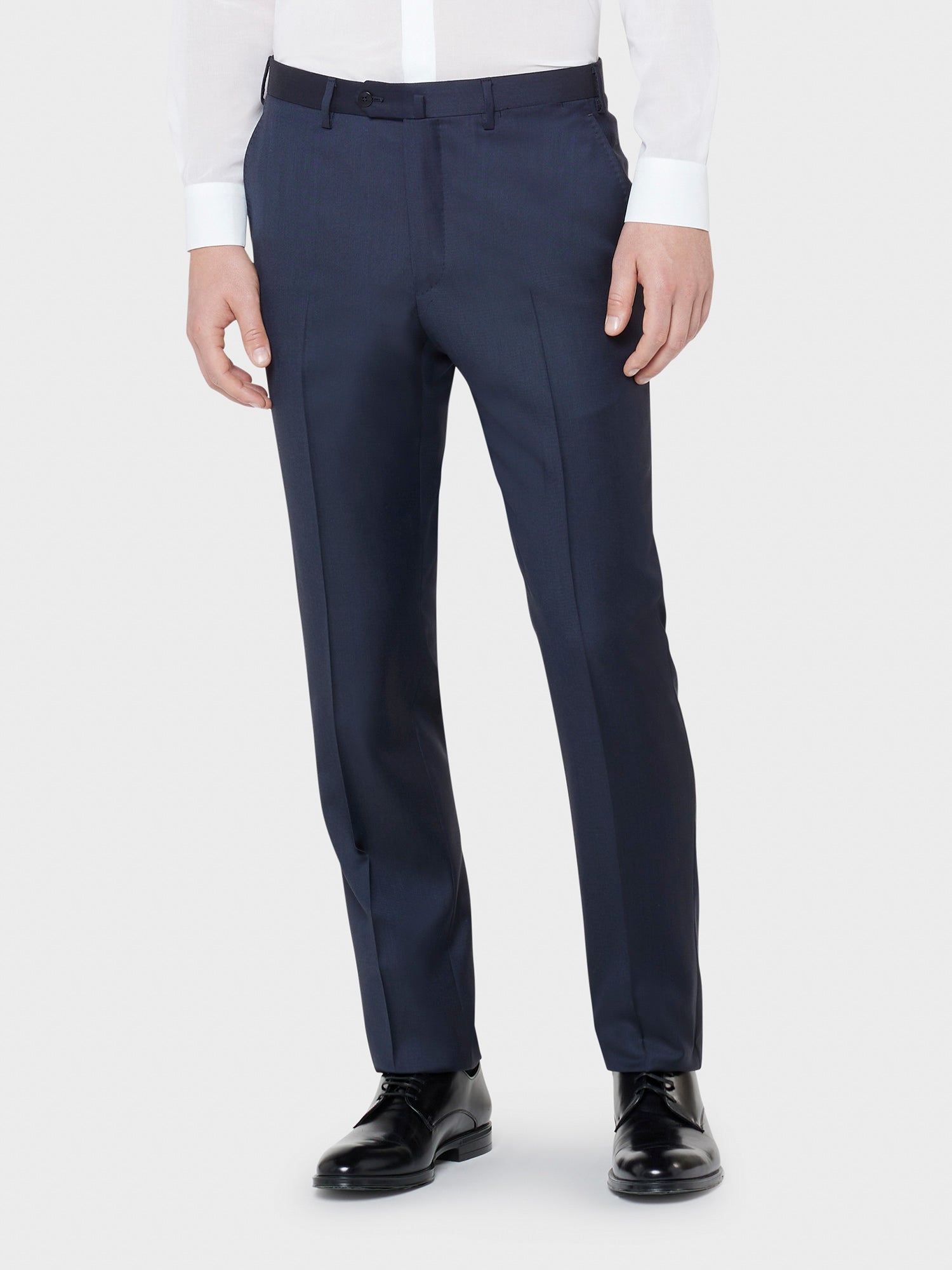 Caruso - Blue wool trousers