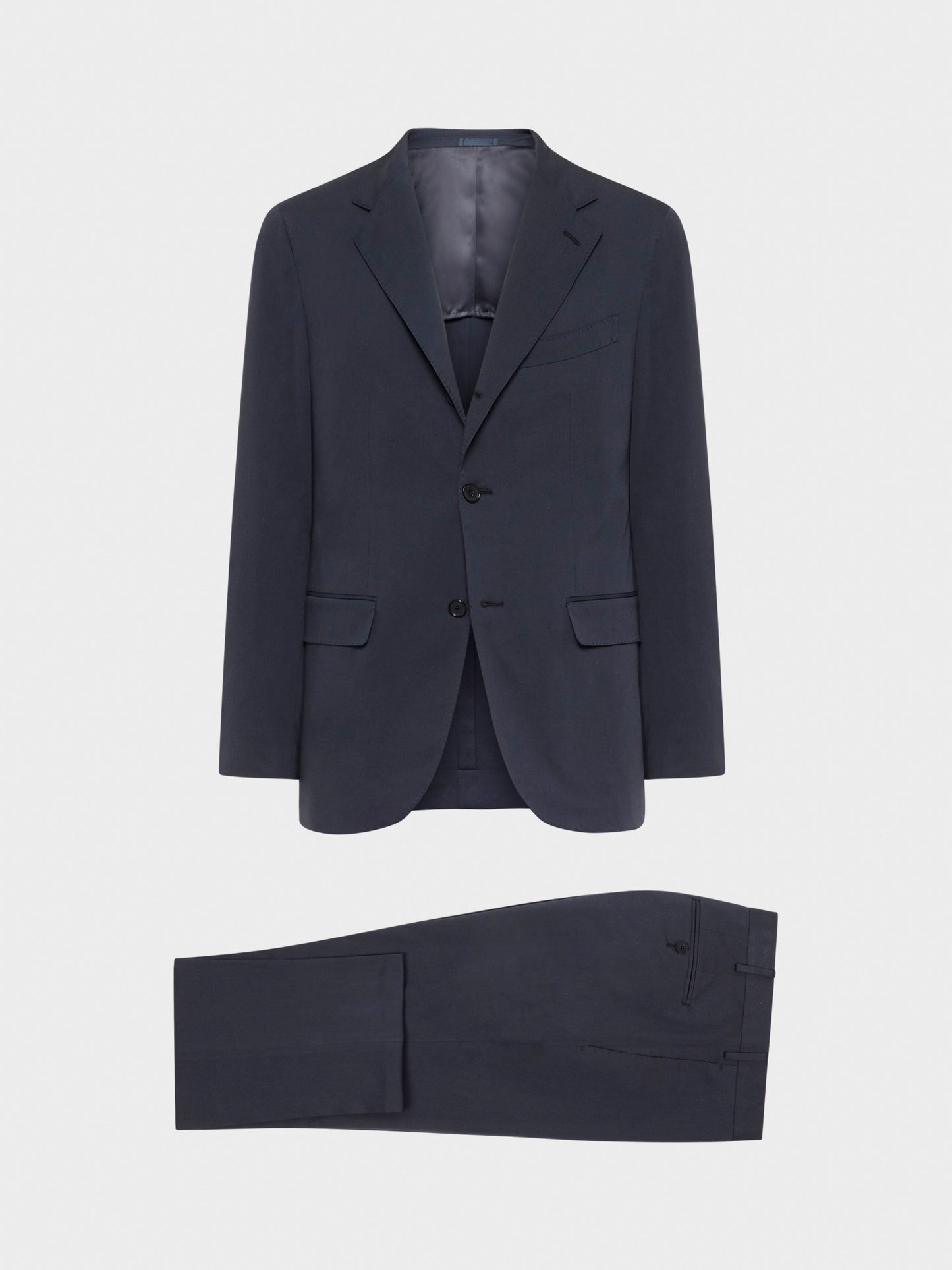 Caruso Menswear Abbigliamento Uomo Abito Aida in cotone-elastane blu drop 8R giacca e pantalone