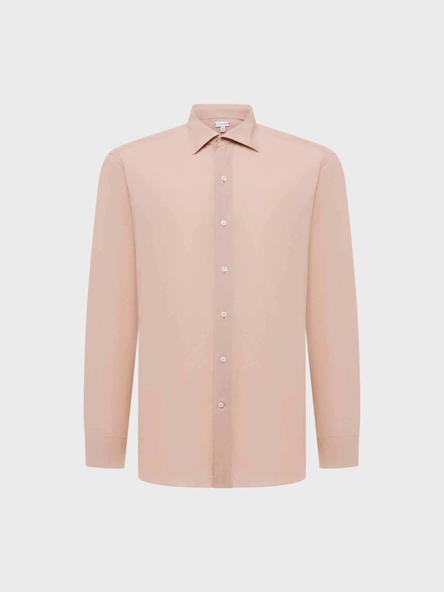 Caruso Menswear Abbigliamento Uomo Camicia slim fit in cotone rosa antico still